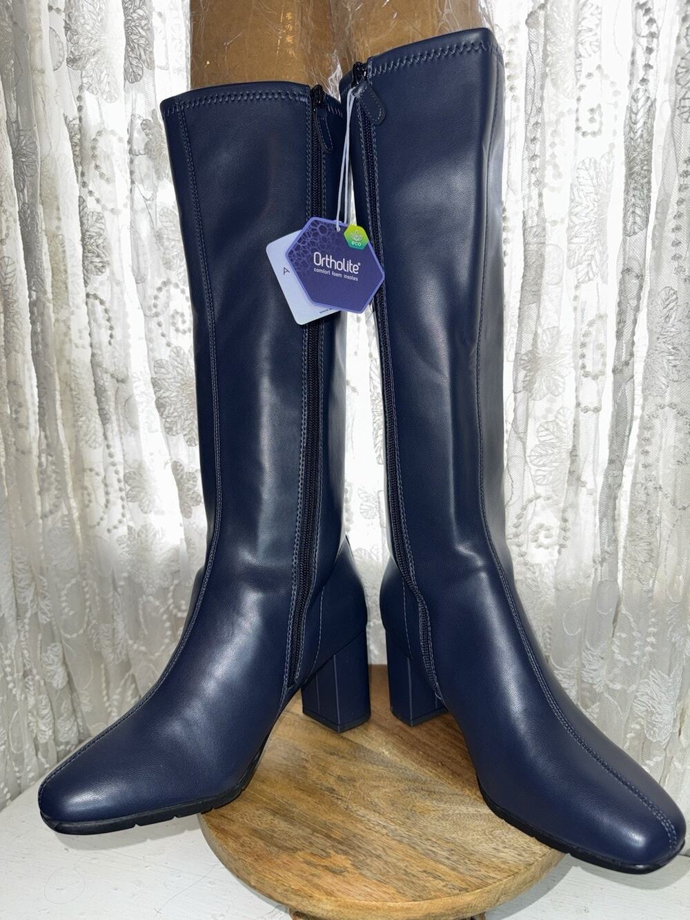 NWOB Aerosoles Women's Micah Tall Boots Faux Leather Size 6.5